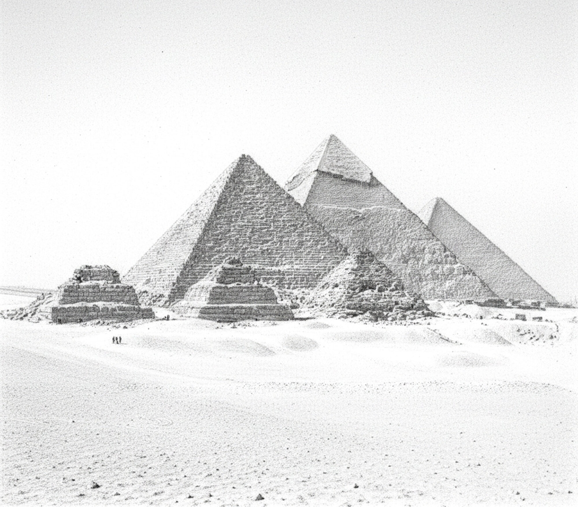 Panorama du plateau de Gizeh